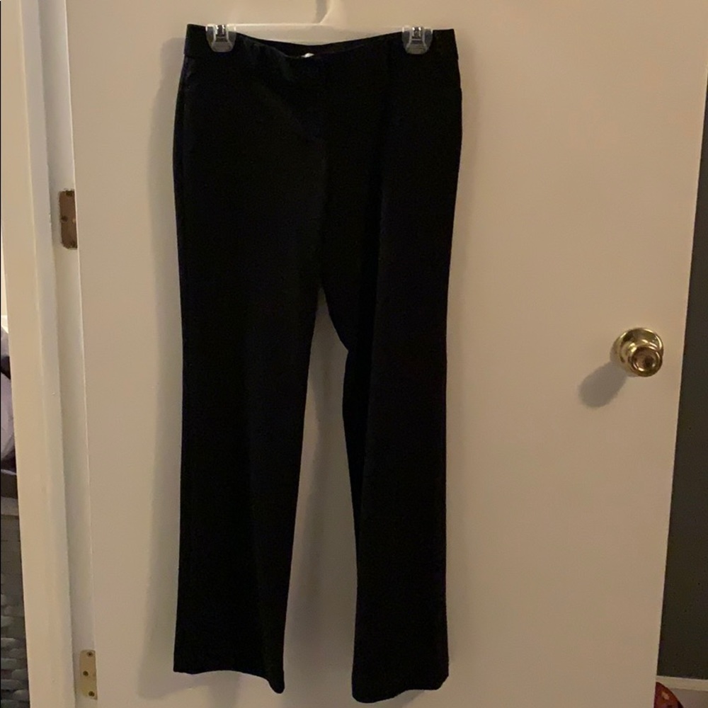 Black stretch slacks